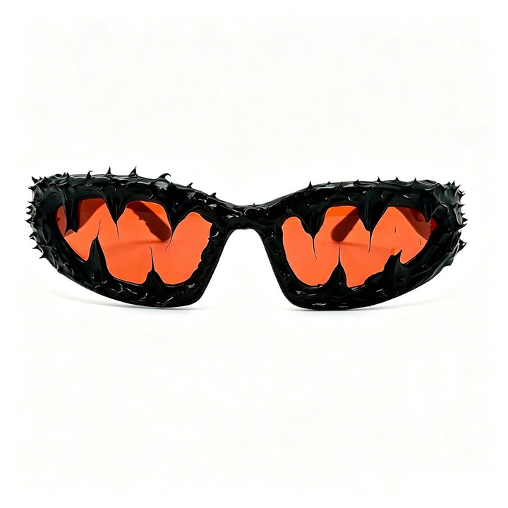 Ladies creative fashion sunglasses with unique spikes and skull design Kalsten