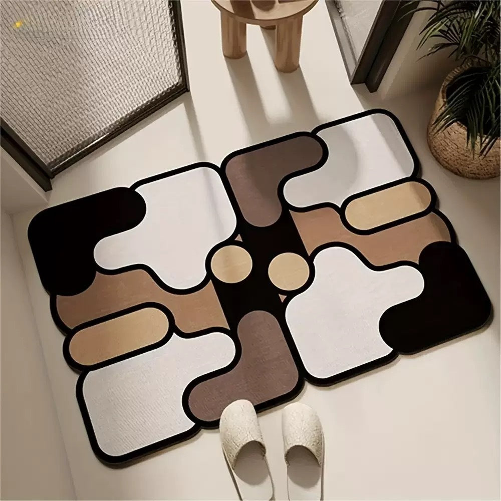 Modern Abstract Floor Mat Kalsten
