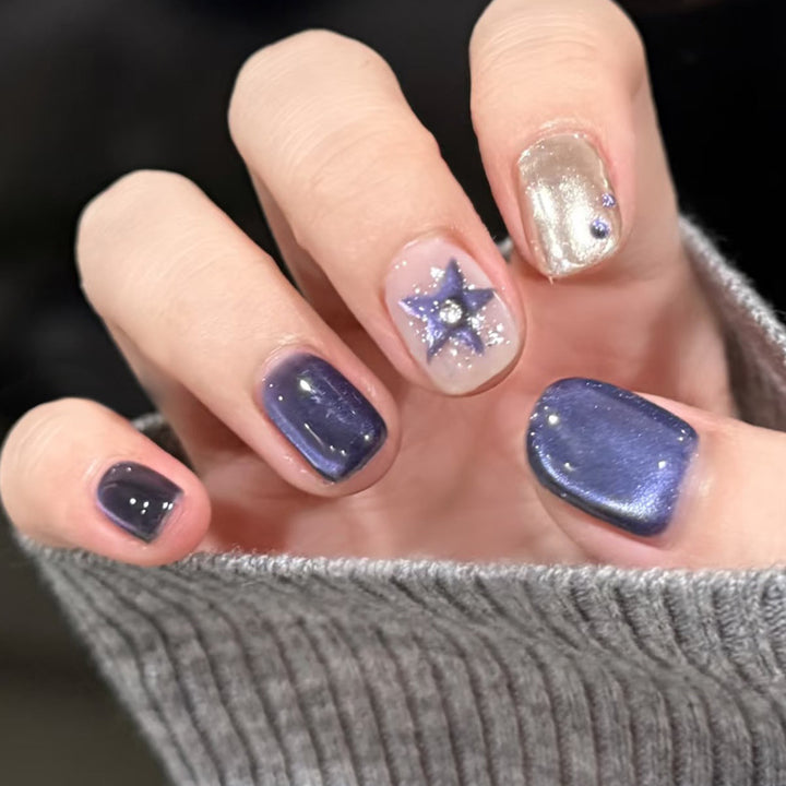 Glamorous Artistic Press-On Nail Set Kalsten