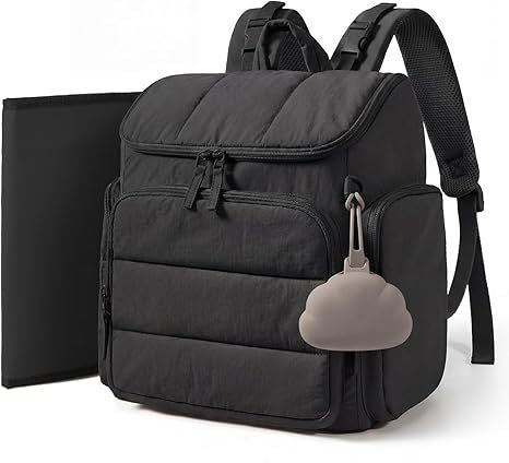 Quilted Multi-Compartment Backpack Kalsten