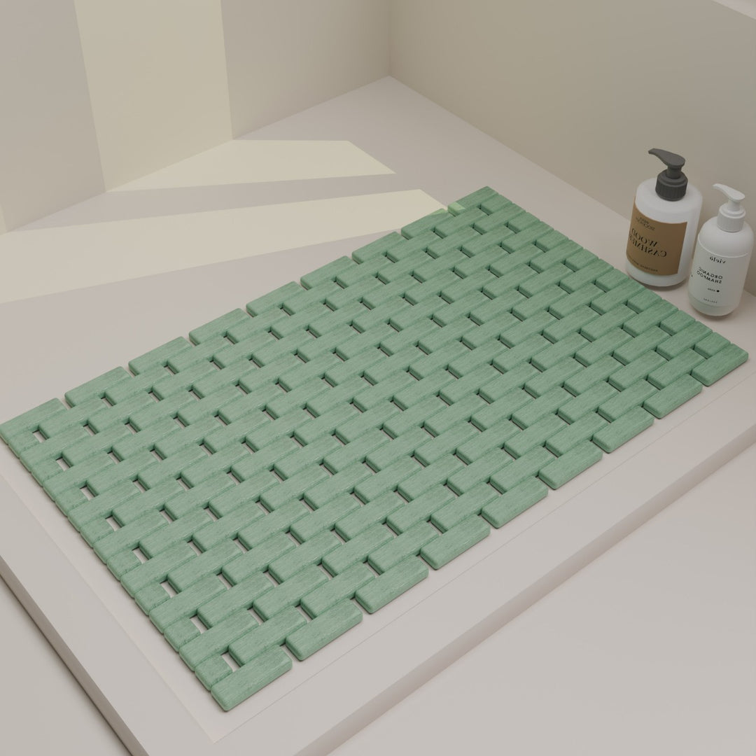 Stylish Woven Bath Mat Kalsten