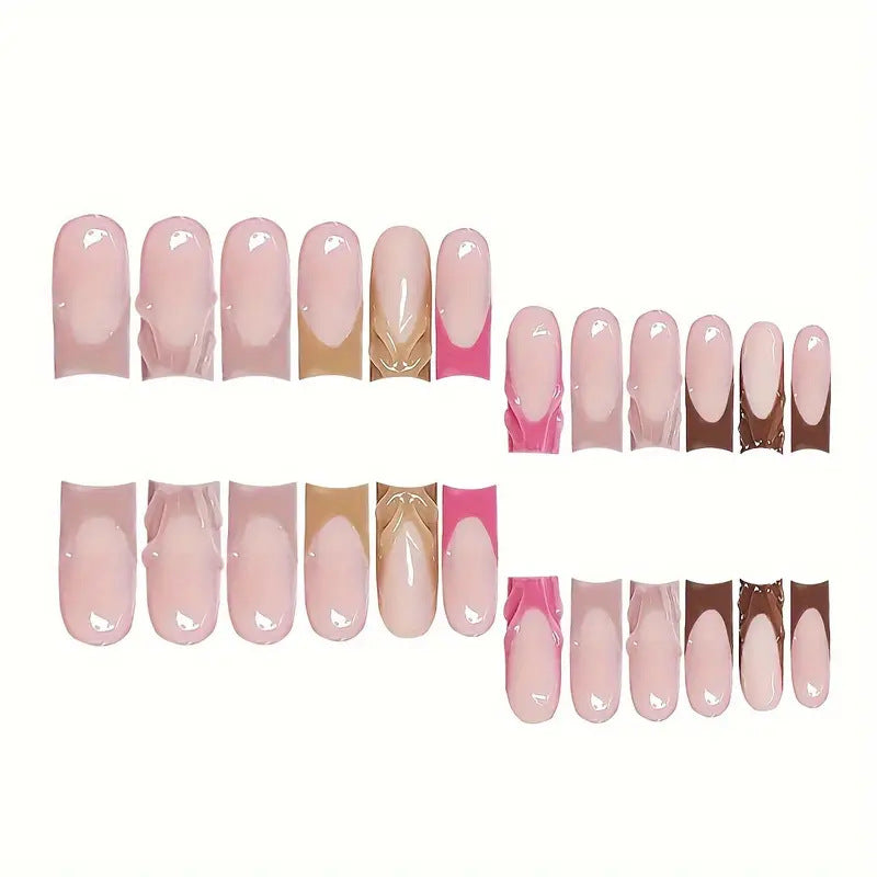 Artistic Ombre Press-On Nail Set Kalsten