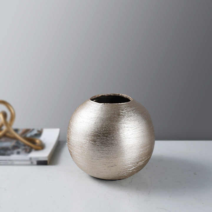 Contemporary Decorative Round Vase