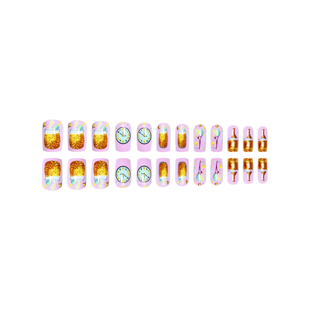 Festive Celebration Press-On Nail Art Kalsten