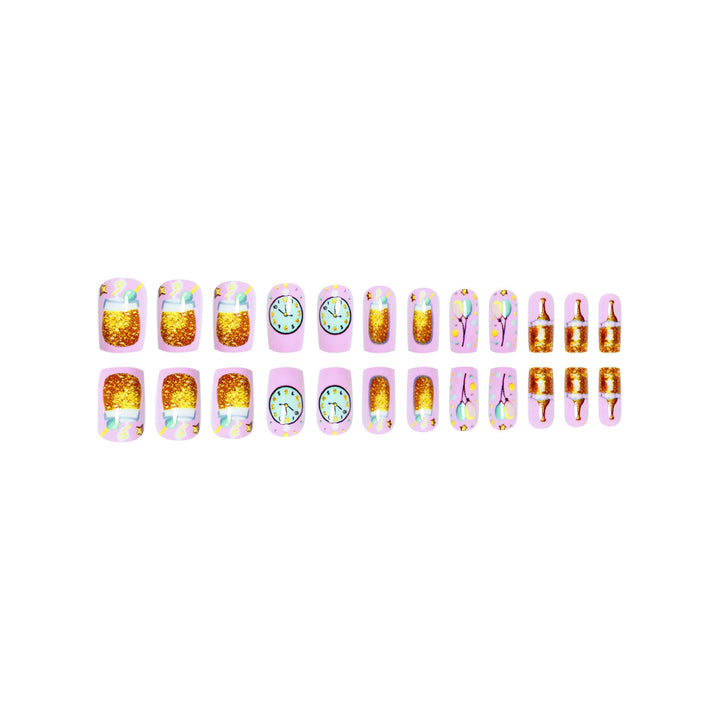 Festive Celebration Press-On Nail Art Kalsten