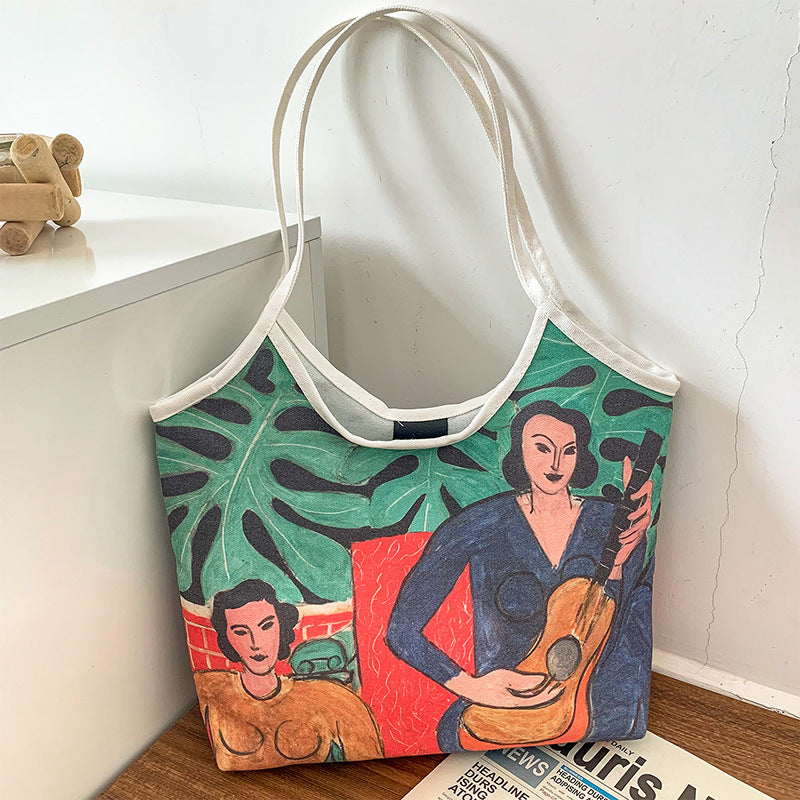 Artistic Print Tote Bag