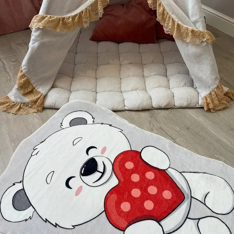 Playful Animal-Themed Round Area Rug