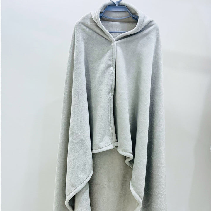 Cozy Fleece Hooded Blanket