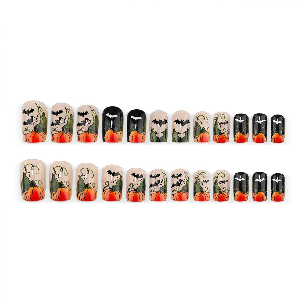 Artificial nail set with Halloween motif Kalsten