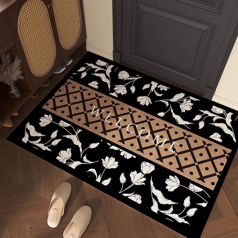 Decorative Geometric Shape Welcome Mat