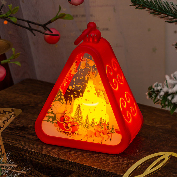 Cheerful decorative lantern