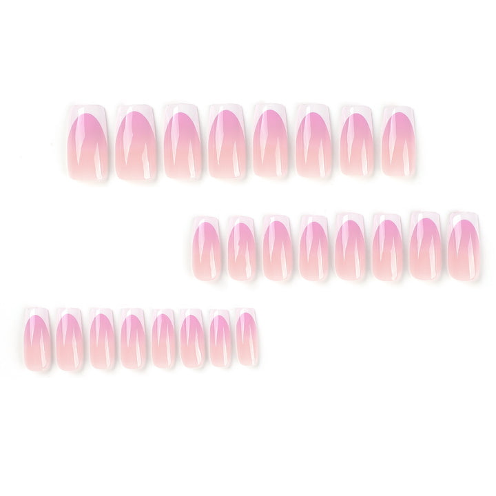 Artful Nail Extensions with Delicate Ombre Design Kalsten