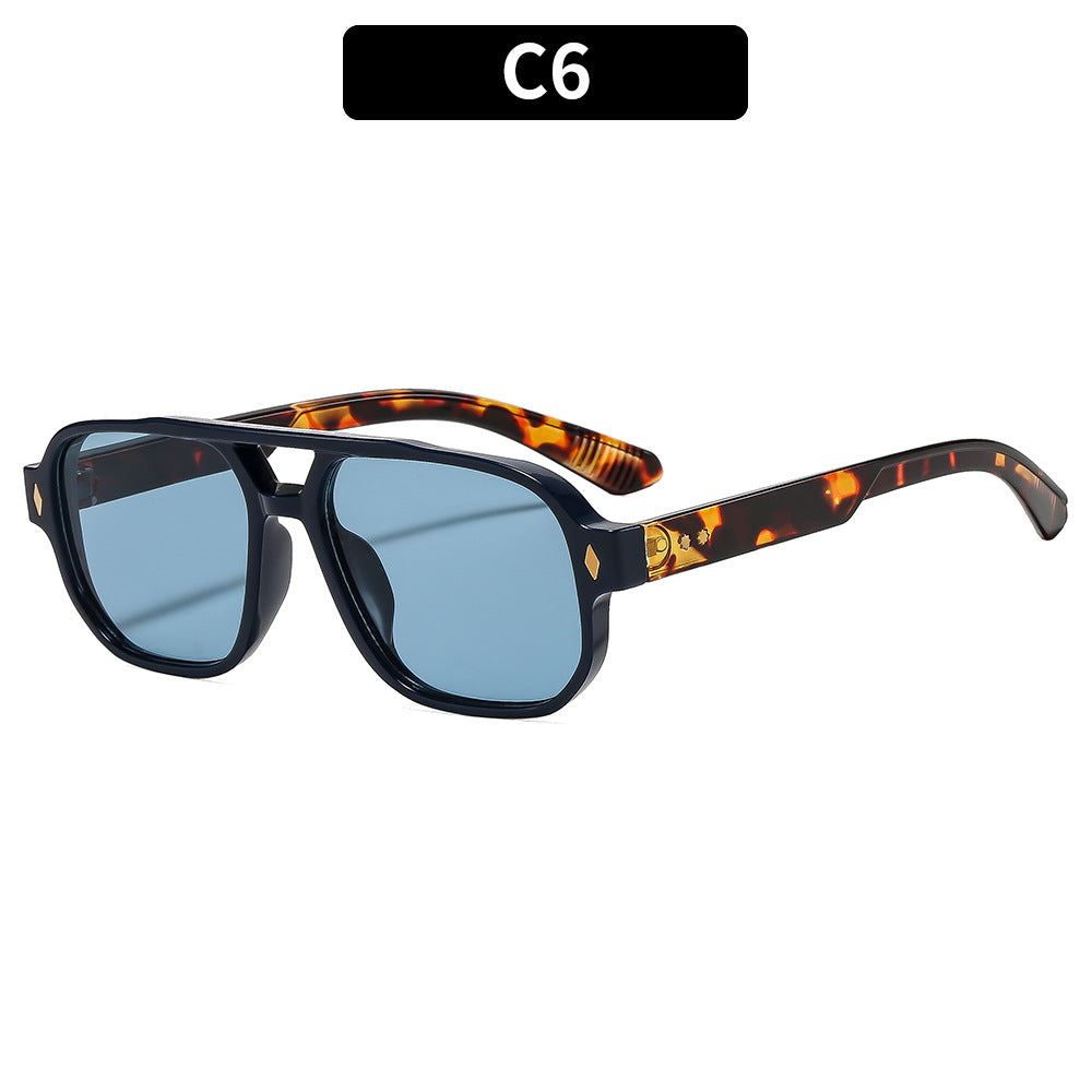Bold Geometric Frame Sunglasses