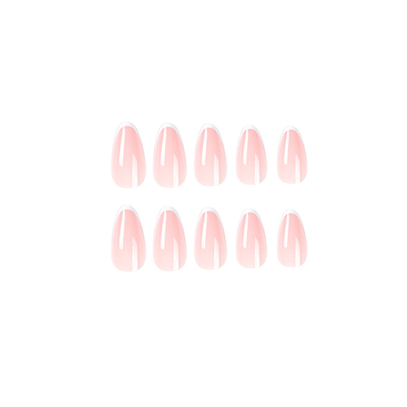 Artistic Stiletto Nails with Elegant French Tip Design Kalsten