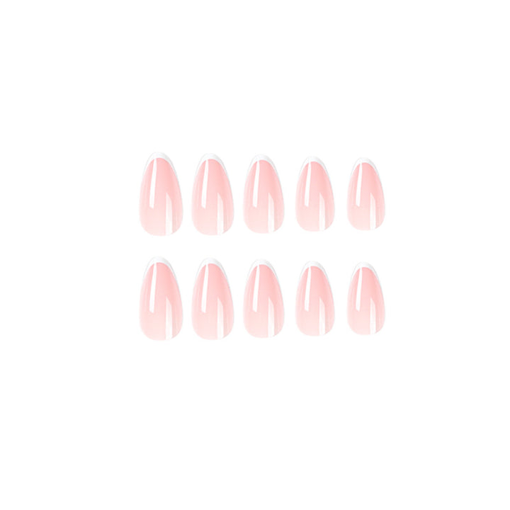 Artistic Stiletto Nails with Elegant French Tip Design Kalsten