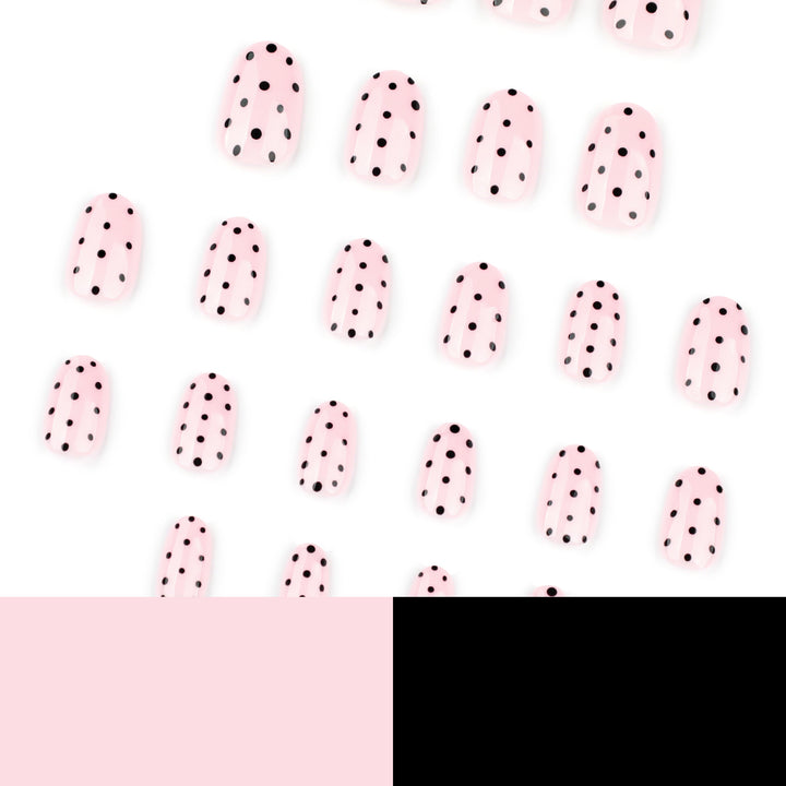 Artistic Nail Extensions with Dots Kalsten