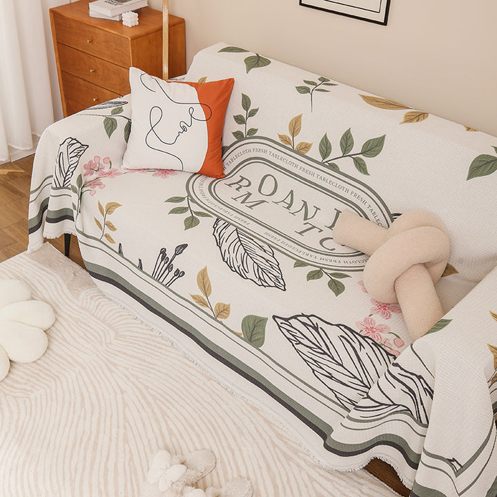 Soft Plush Bunny Pattern Throw Blanket