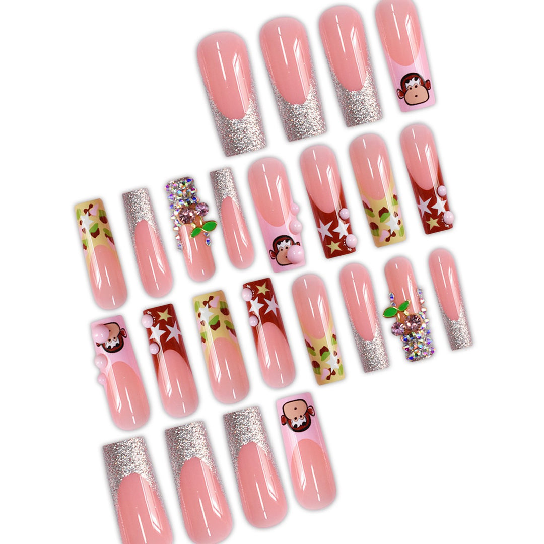 Creative Themed Press-On Nail Art Extensions Kalsten