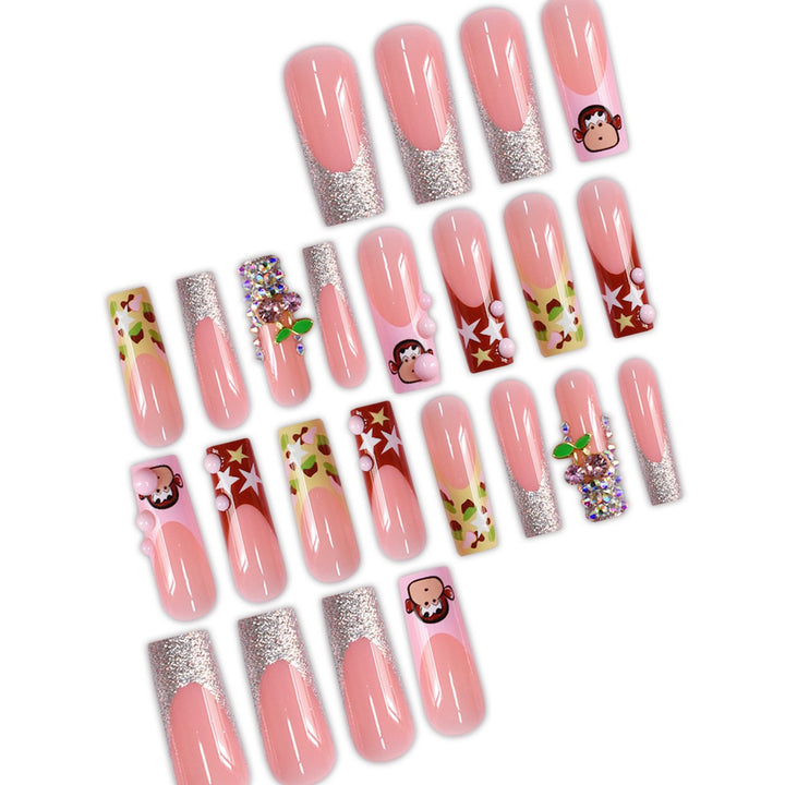 Creative Themed Press-On Nail Art Extensions Kalsten