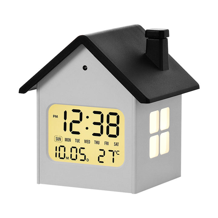 Creative LED alarm clock in house design Kalsten