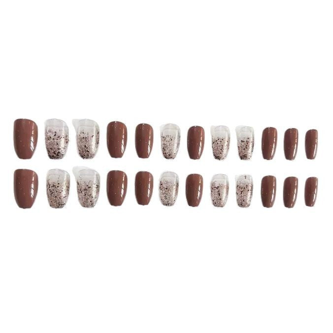 Elegant Long-Lasting Glitter Nail Enhancements Kalsten