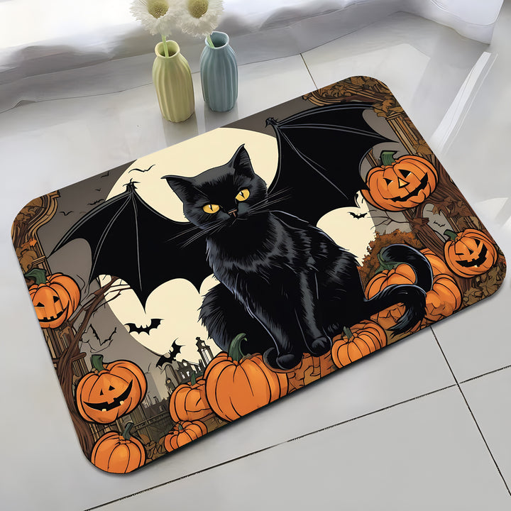Halloween-Themed Cat Decorative Mat Kalsten