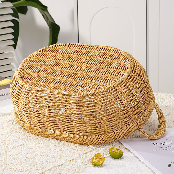 Decorative Round Woven Storage Basket Kalsten