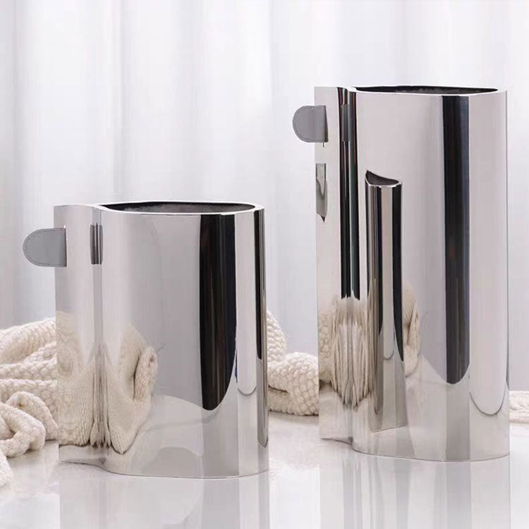 Elegant Stainless Steel Wine Cooler