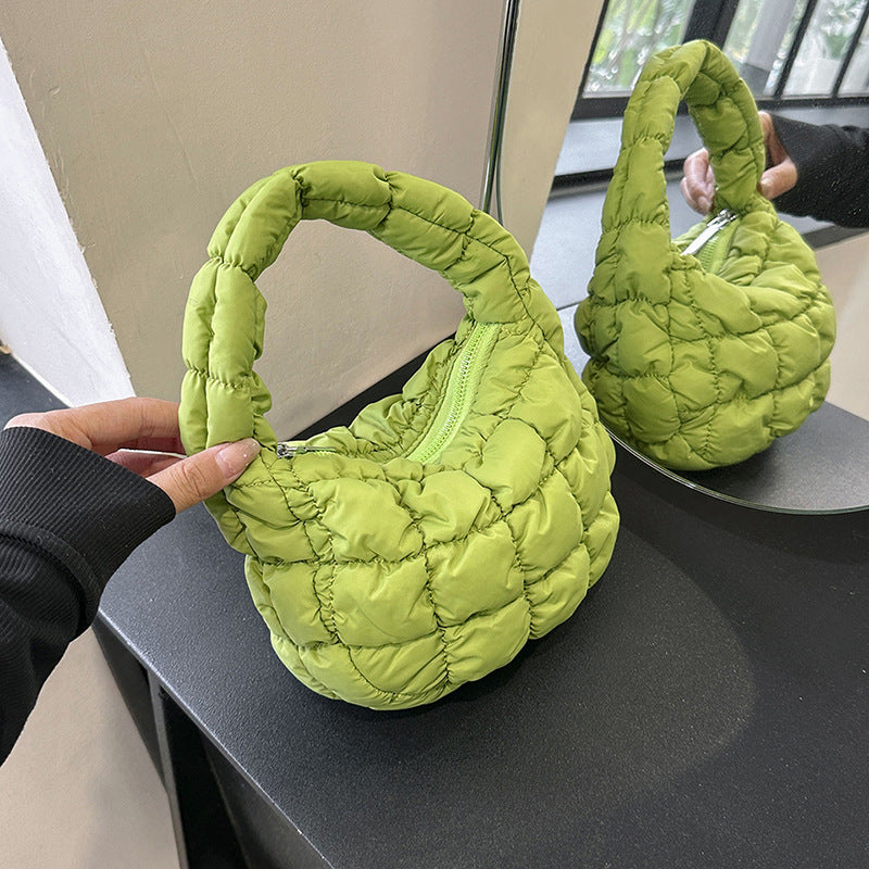 Quilted Puffer Handbag