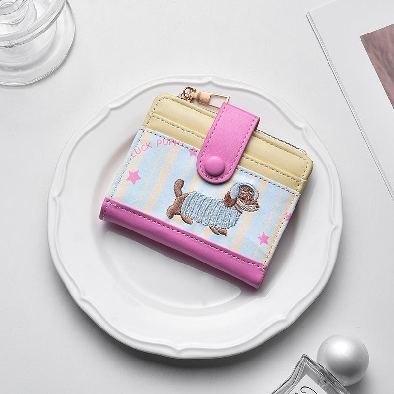 Cute Animal-Themed Zippered Coin Purse Kalsten