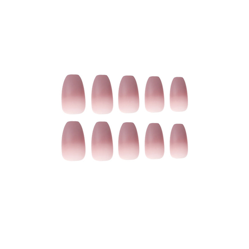 Artistic nail extensions with matte ombre effect Kalsten
