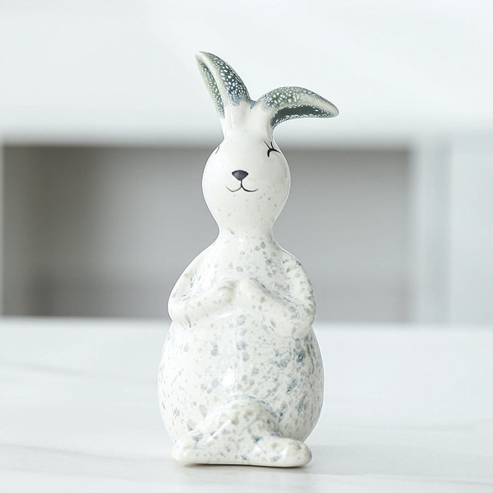 Whimsical Decorative Bunny Sculpture Kalsten