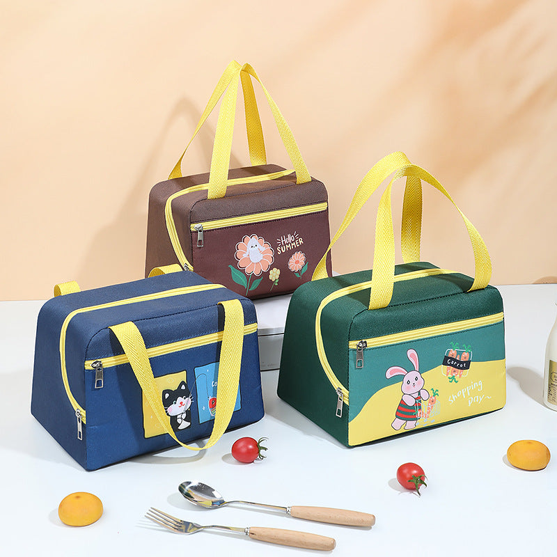 Cute Cartoon Insulated Lunch Pouch