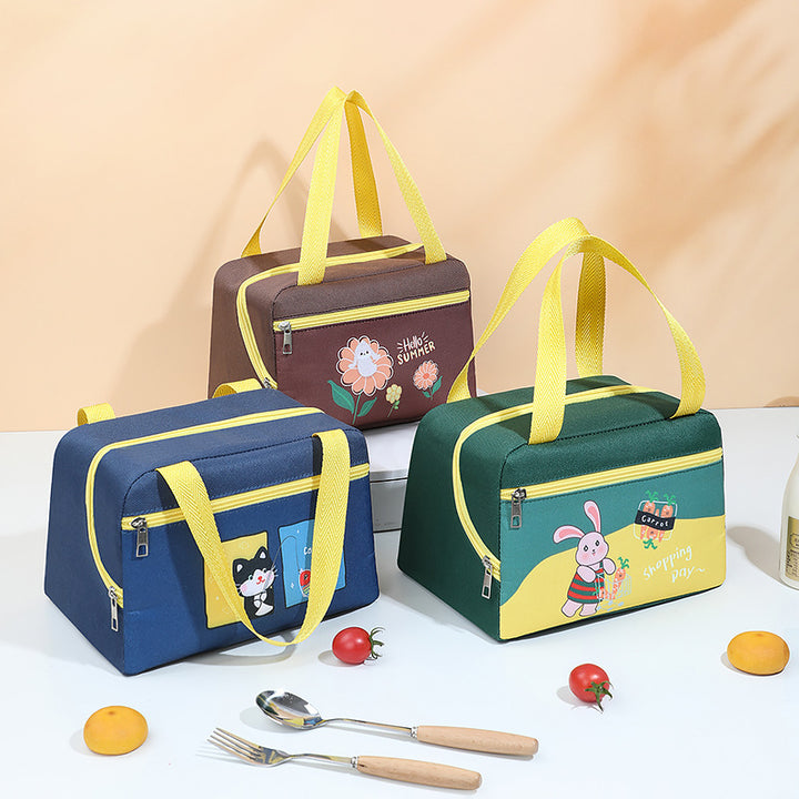Cute Cartoon Insulated Lunch Pouch