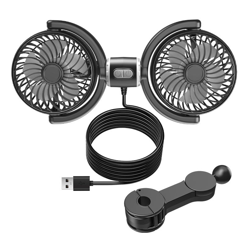 Unisex double fan with flexible holder Kalsten