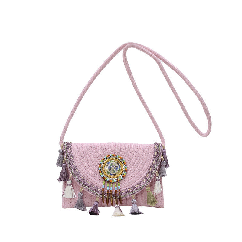 Bohemian-Inspired Handcrafted Beaded Clutch Kalsten