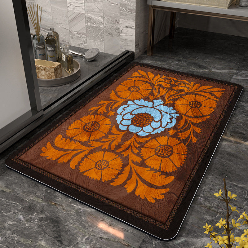 Floral Print Area Rug Kalsten