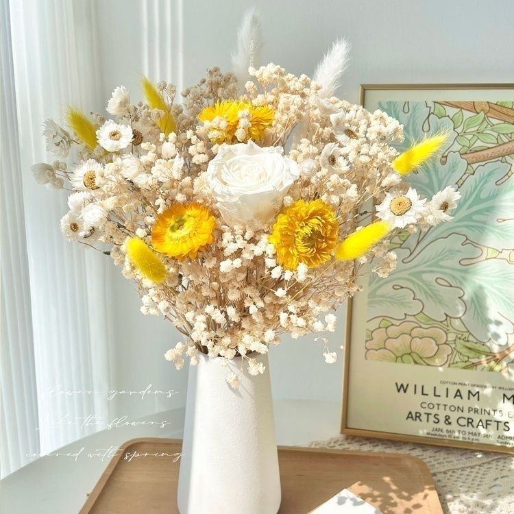 Dried Flower Bouquet Centerpiece