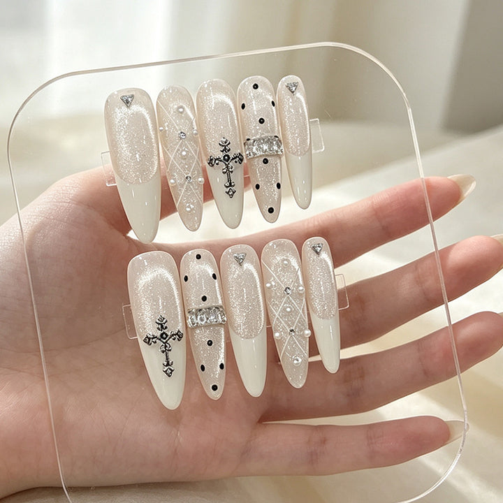 Decorative Nail Art Press-On Set Kalsten 1787314135