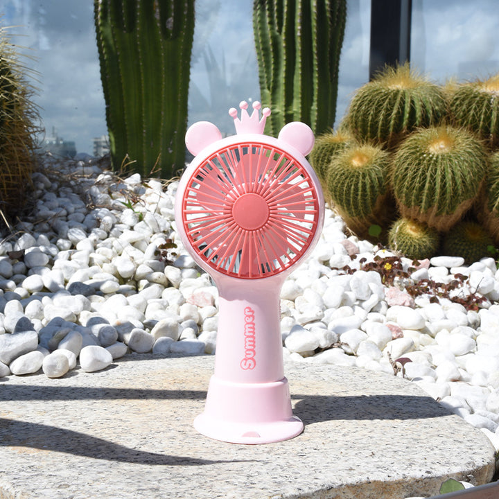 Portable Deer-Themed Handheld Cooling Fan Kalsten