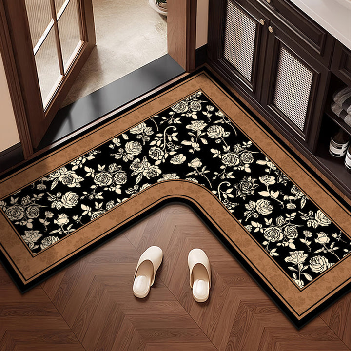 Checkered Pattern Anti-Fatigue Kitchen Mat