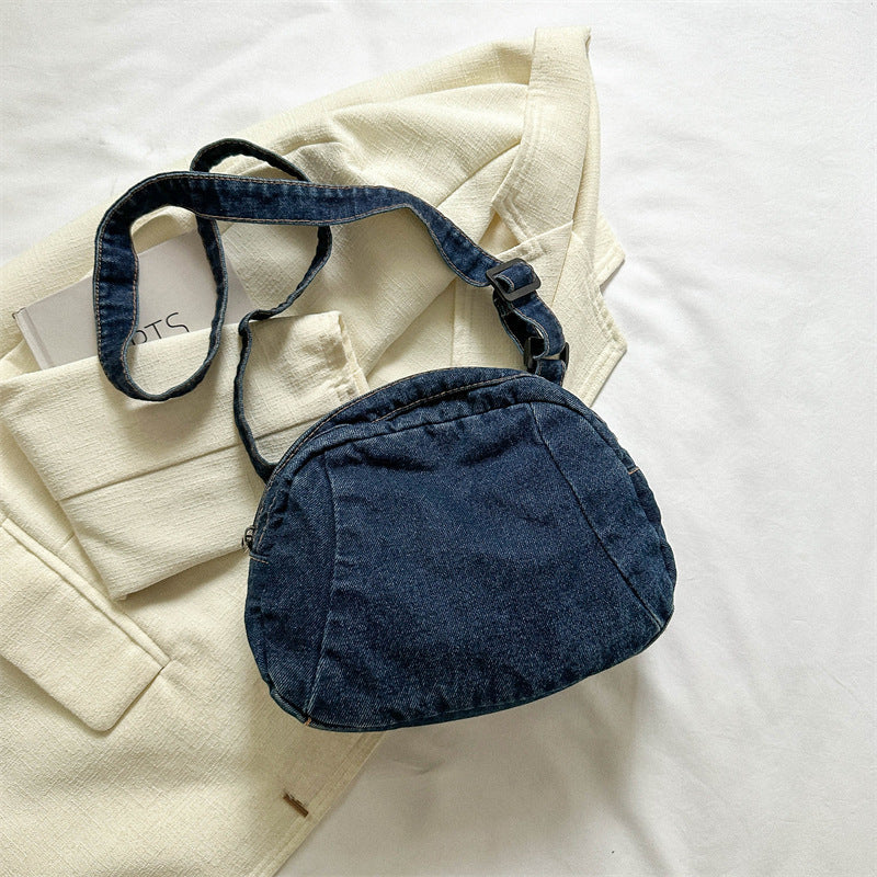 Casual Denim Crossbody Bag