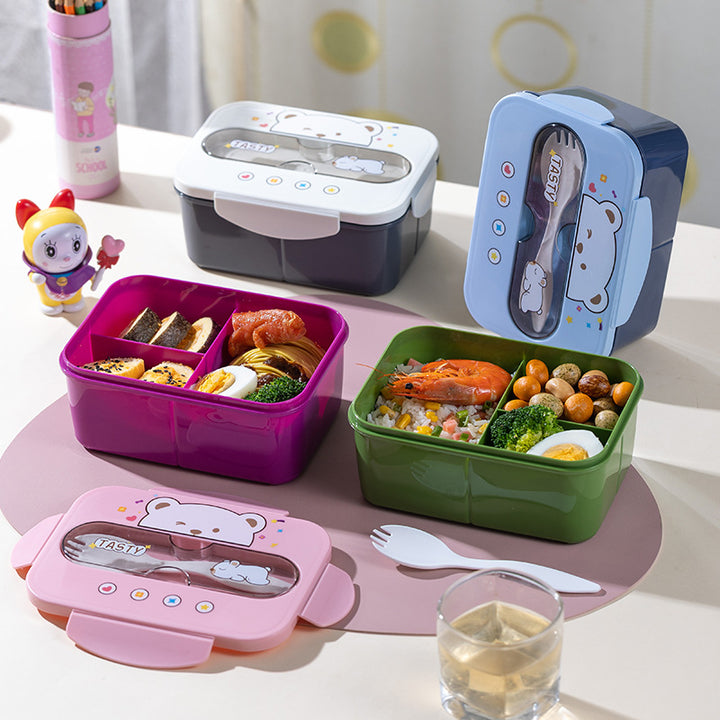 Cute Bear-Themed Bento Box