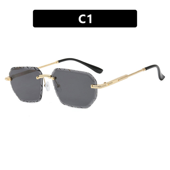 Women's geometric sunglasses with mirrored lenses and sturdy frame Kalsten