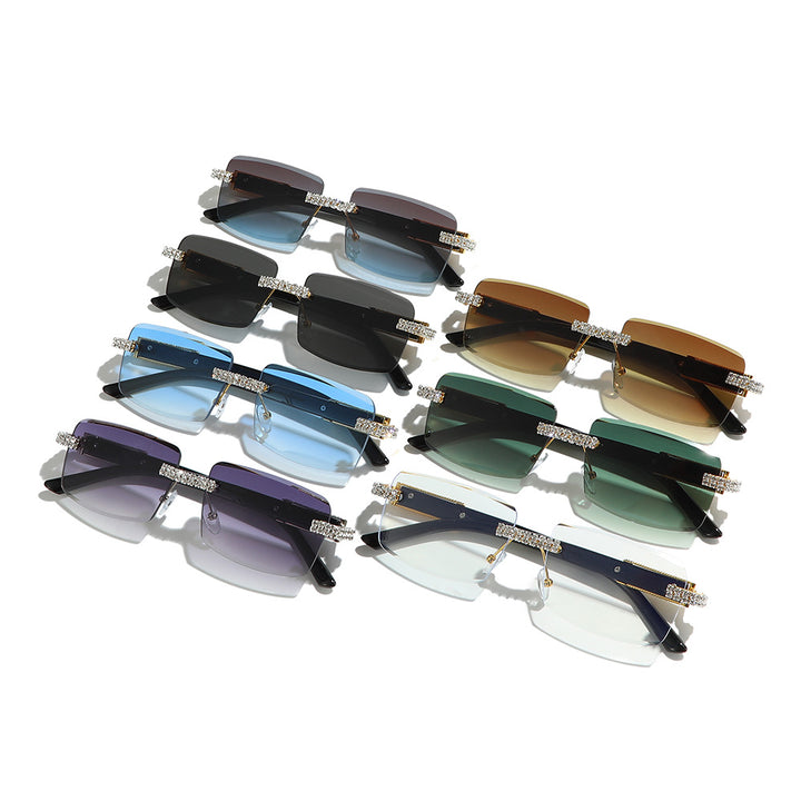 Decorative Square Frame Fashion Sunglasses Kalsten