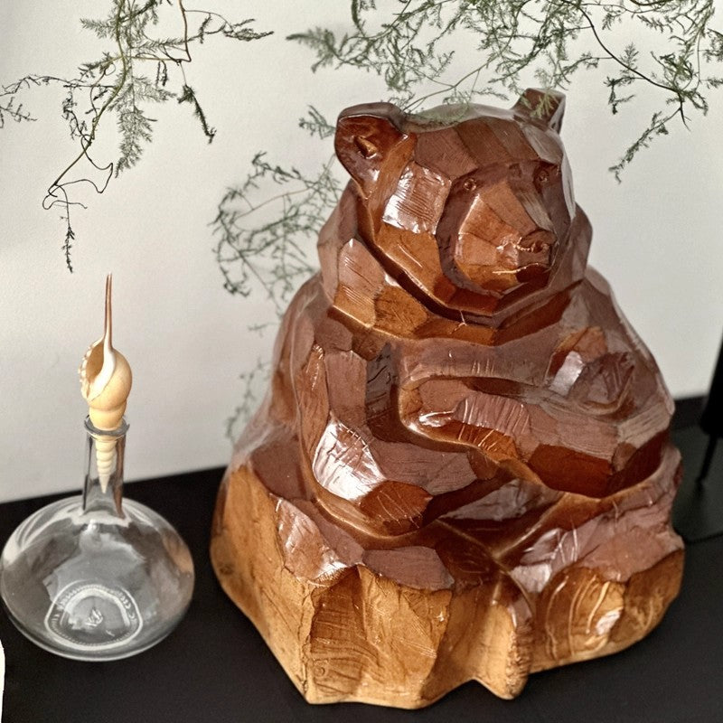 Decorative Wooden Bear