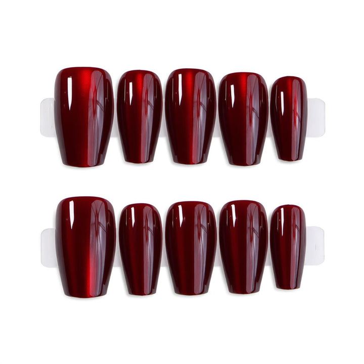 Glossy Stiletto Press-On Nail Art Set Kalsten