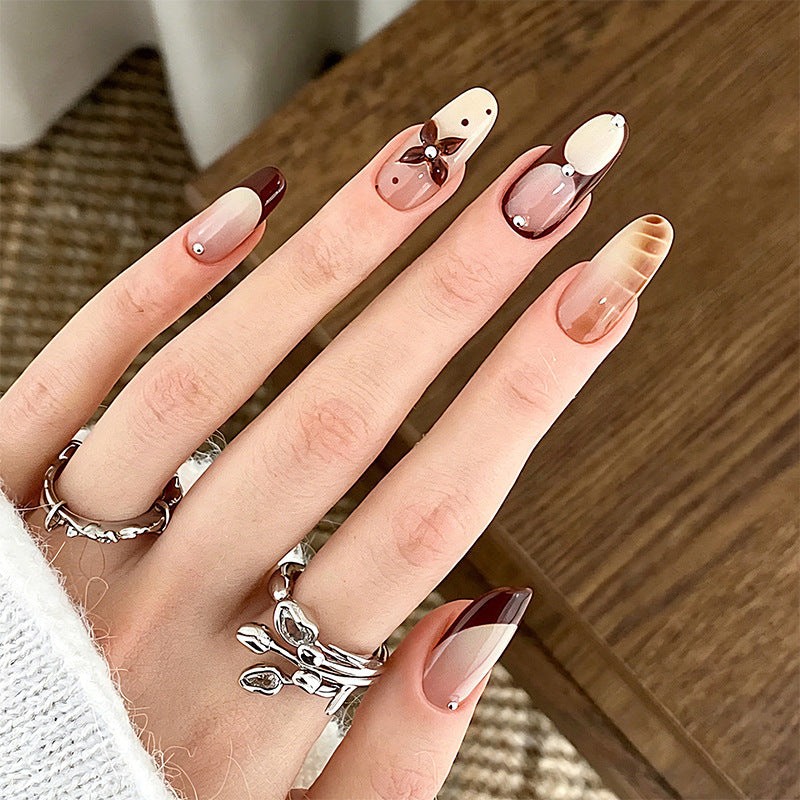 Artistic 3D Nail Tips with Maritime Design Kalsten