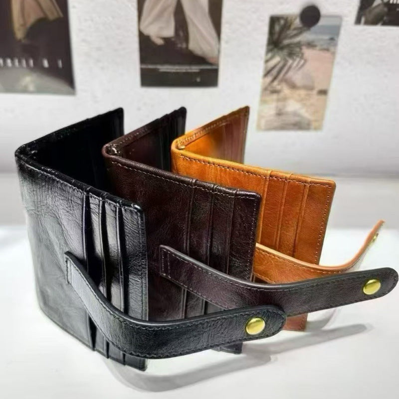 Genuine Leather Card Holder Wallet