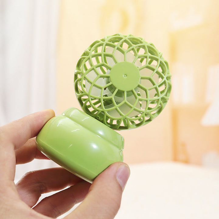 Women Portable USB Mini Fan in Stylish Plant Design Kalsten